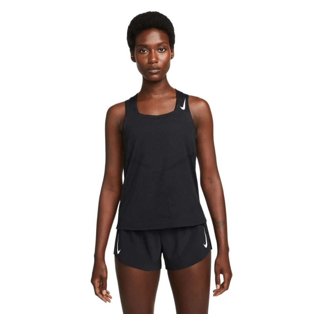 Womens Nike DF Adv Aeroswft Singlet - The Running Company - Running ...